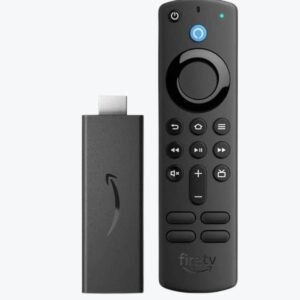 Amazon Fire TV Stick, HD, calidad nítida de imagen, streaming rápido, TV en vivo y gratuita, control remoto por voz Alexa que controla la televisión